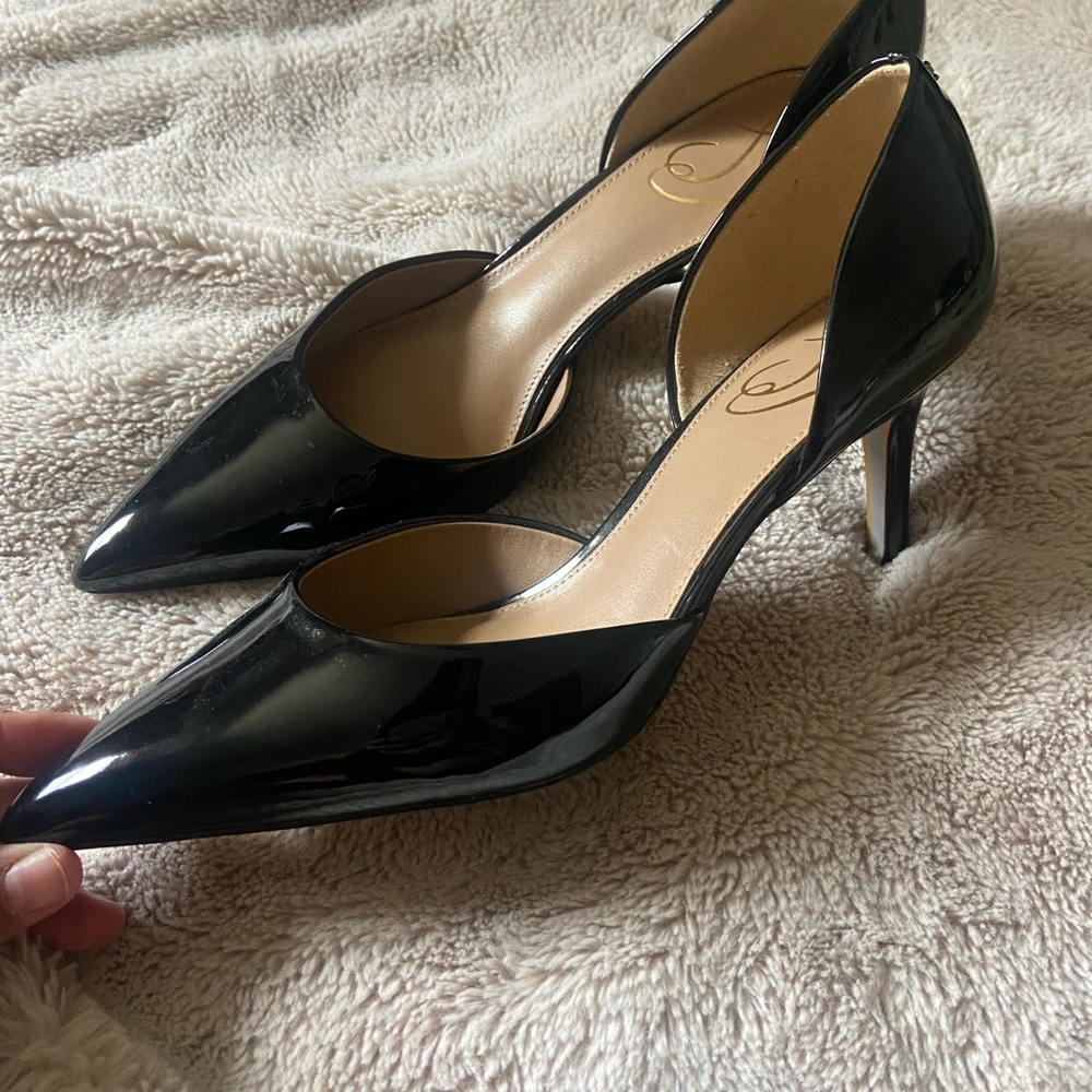 Sam Edelman Black Stiletto Heels Classic Design